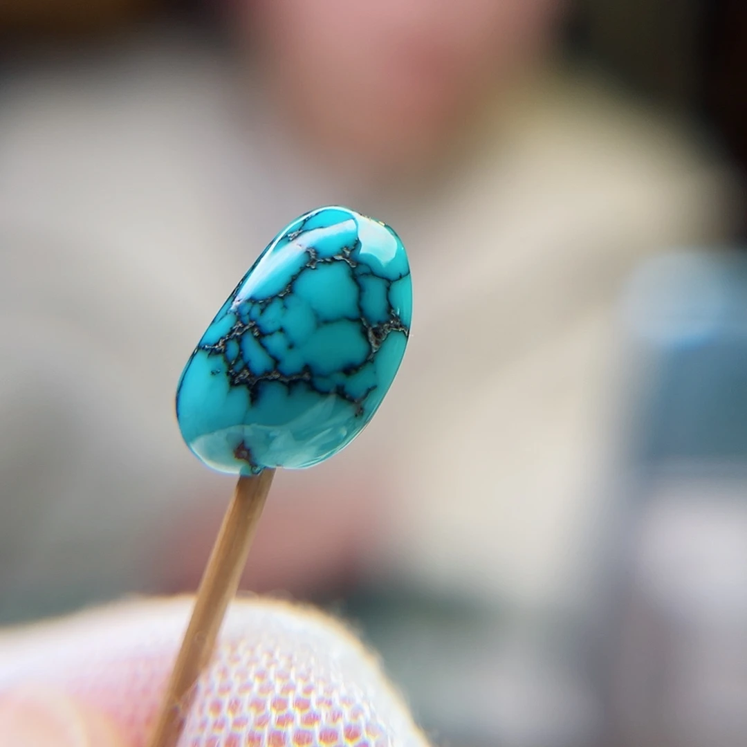 绿松石珠宝奇石未镶嵌9宽