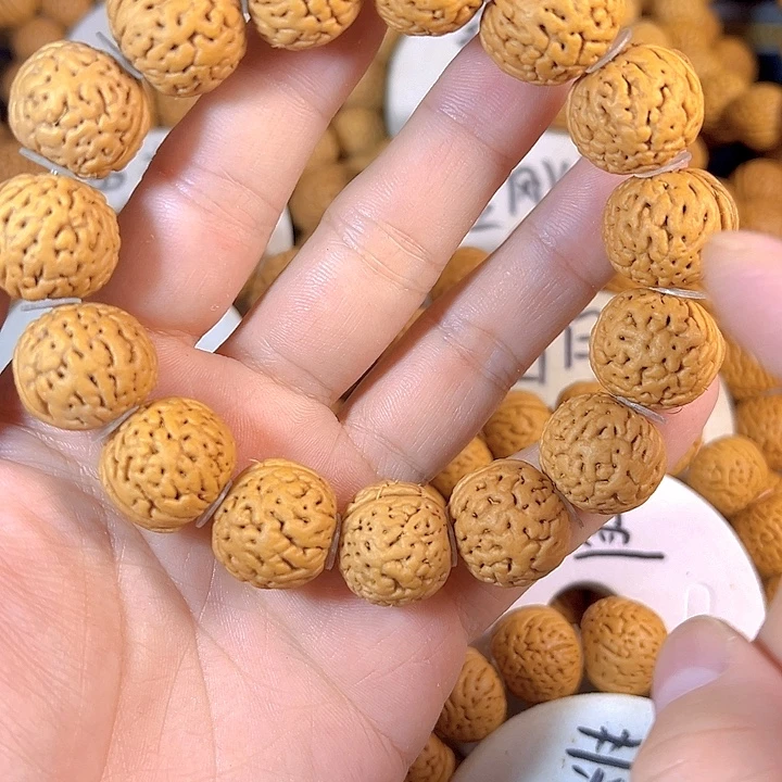 ༺***༻手串桃核一道筋肌肉桃核手串