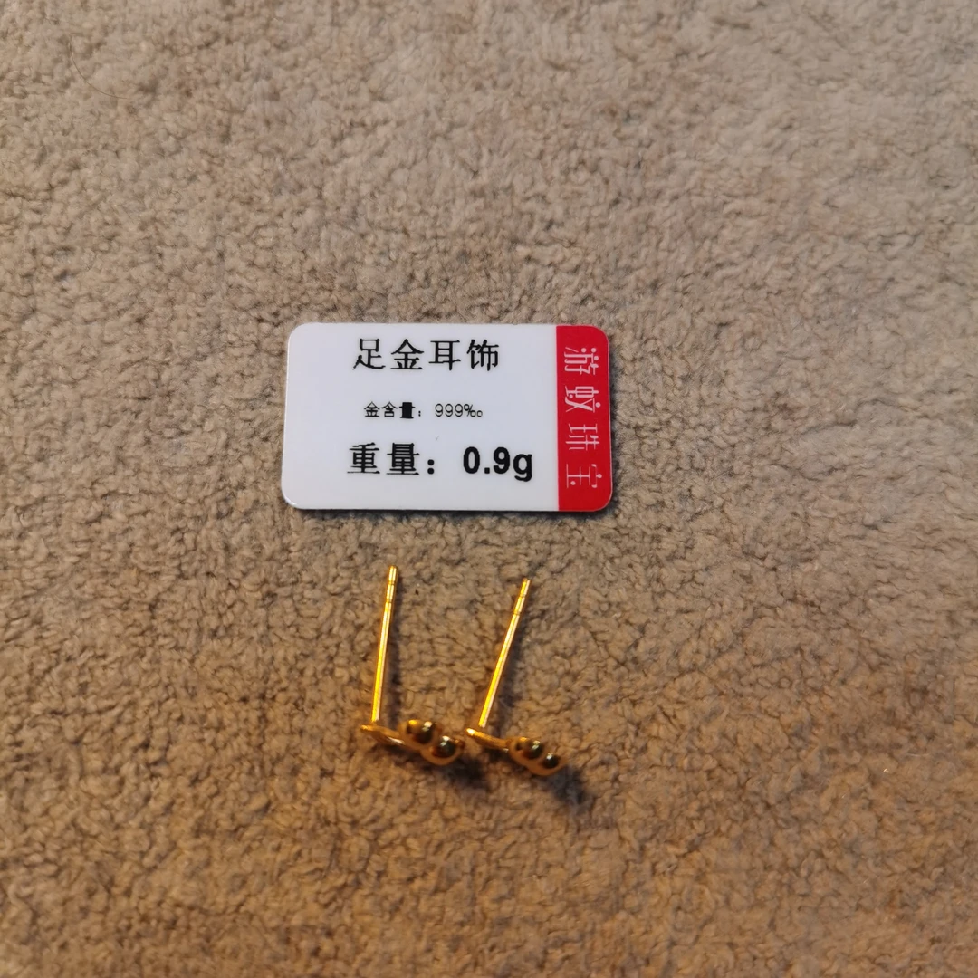 樱桃耳钉5G工艺耳饰百搭