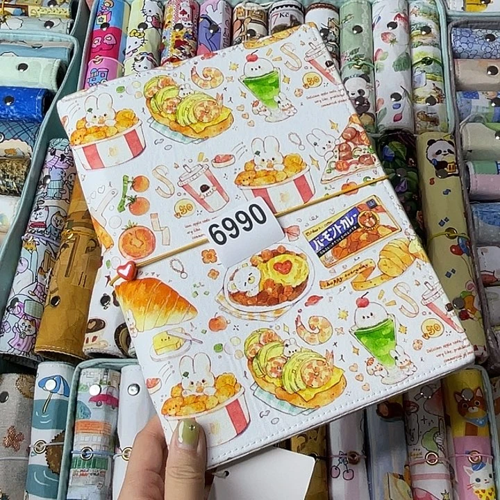 织绣A5活页不送纸6990