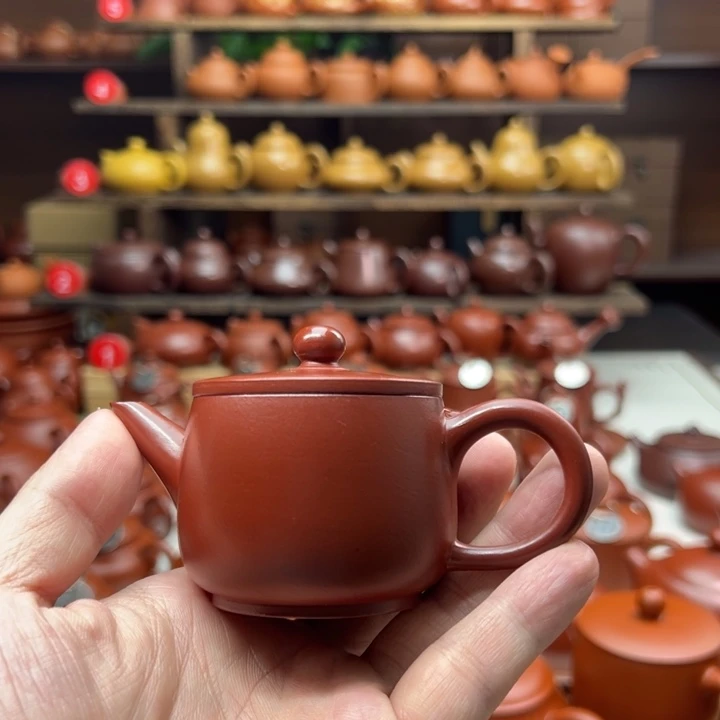 人***生紫砂茶壶汉瓦壶100毫升