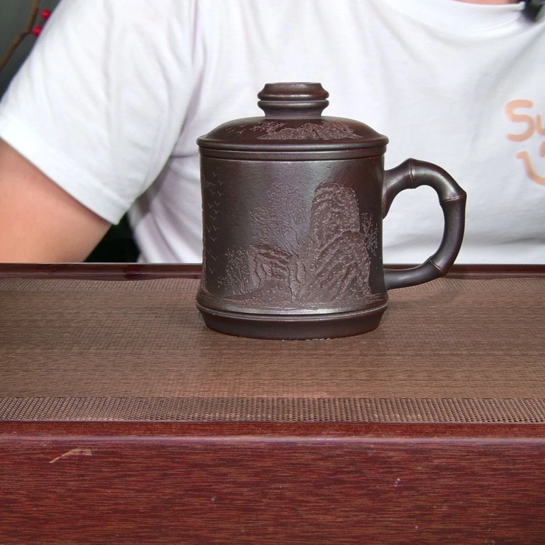 茶杯紫砂高货放漏