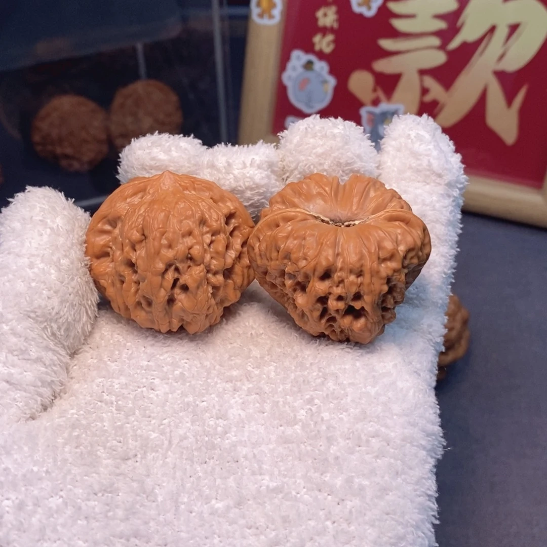 文玩核桃把件快速走色系列41尺平谷凹底