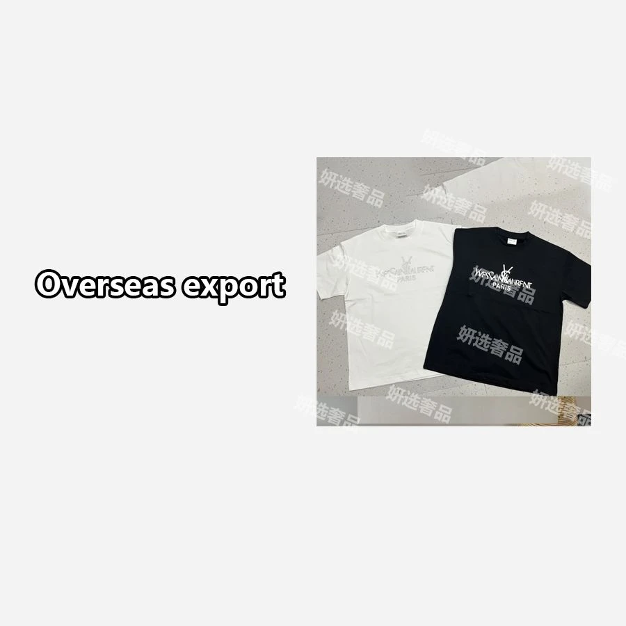 妍选欧洲站新品高级定制轻奢时尚短裤欧洲短袖-A042