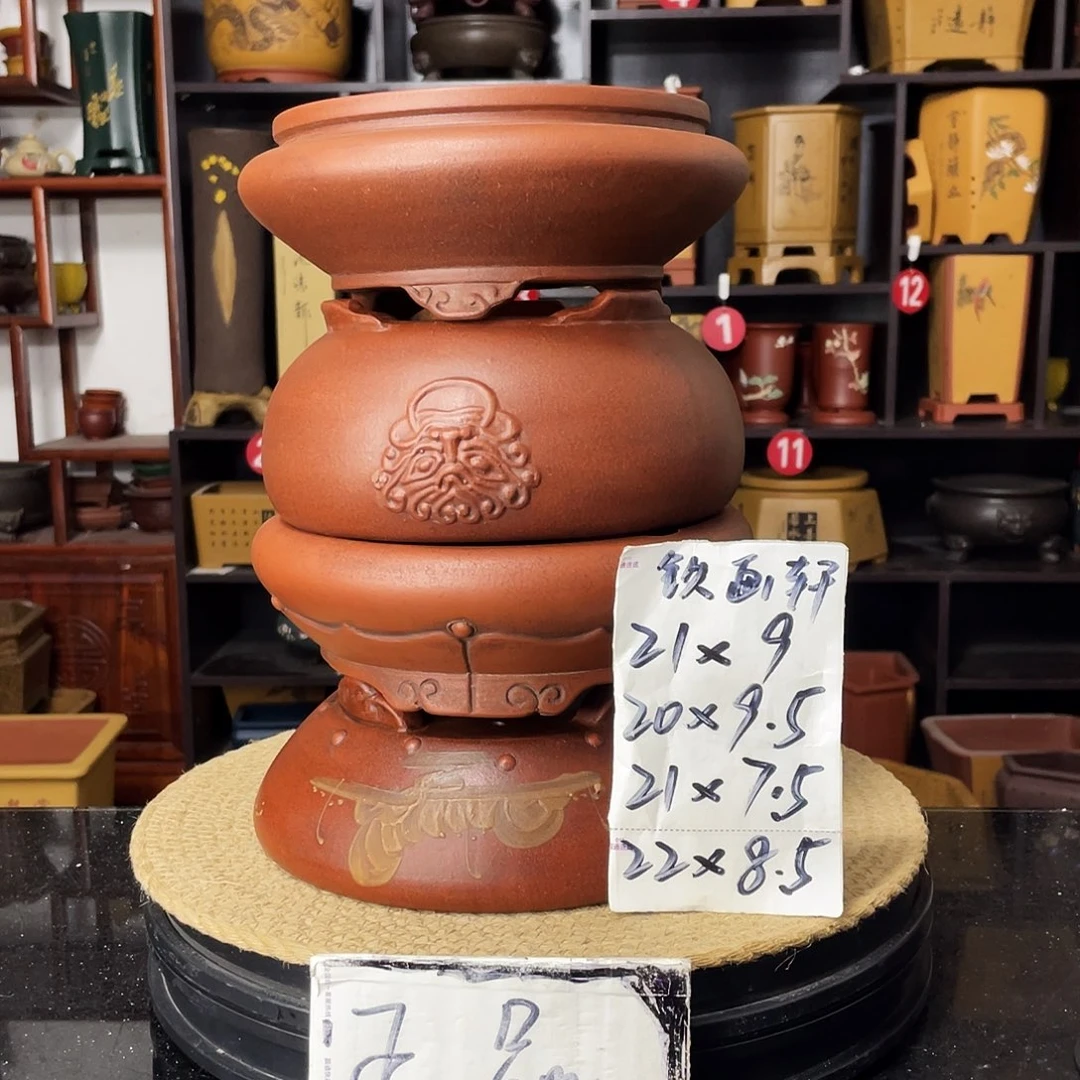 紫砂D-婉秋紫砂花盆