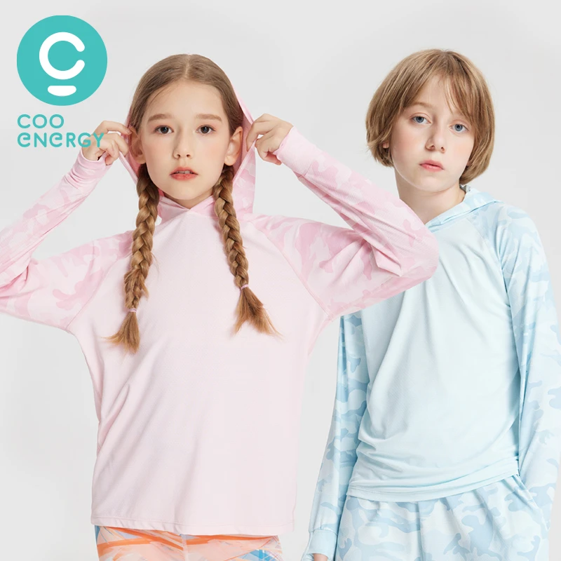 015儿童提花连帽速干衣-R23c13