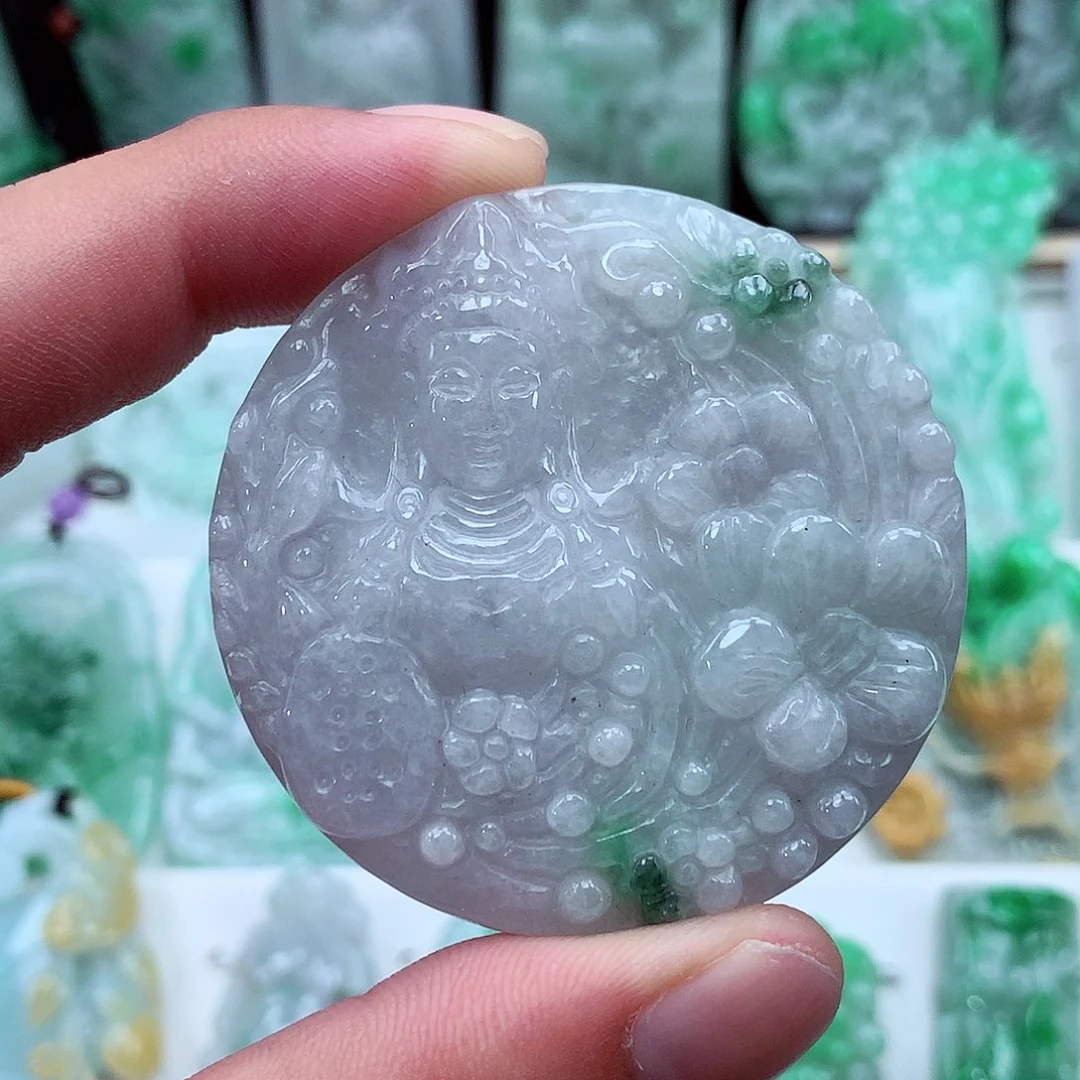 翡翠未镶嵌颈饰翡翠吊坠
