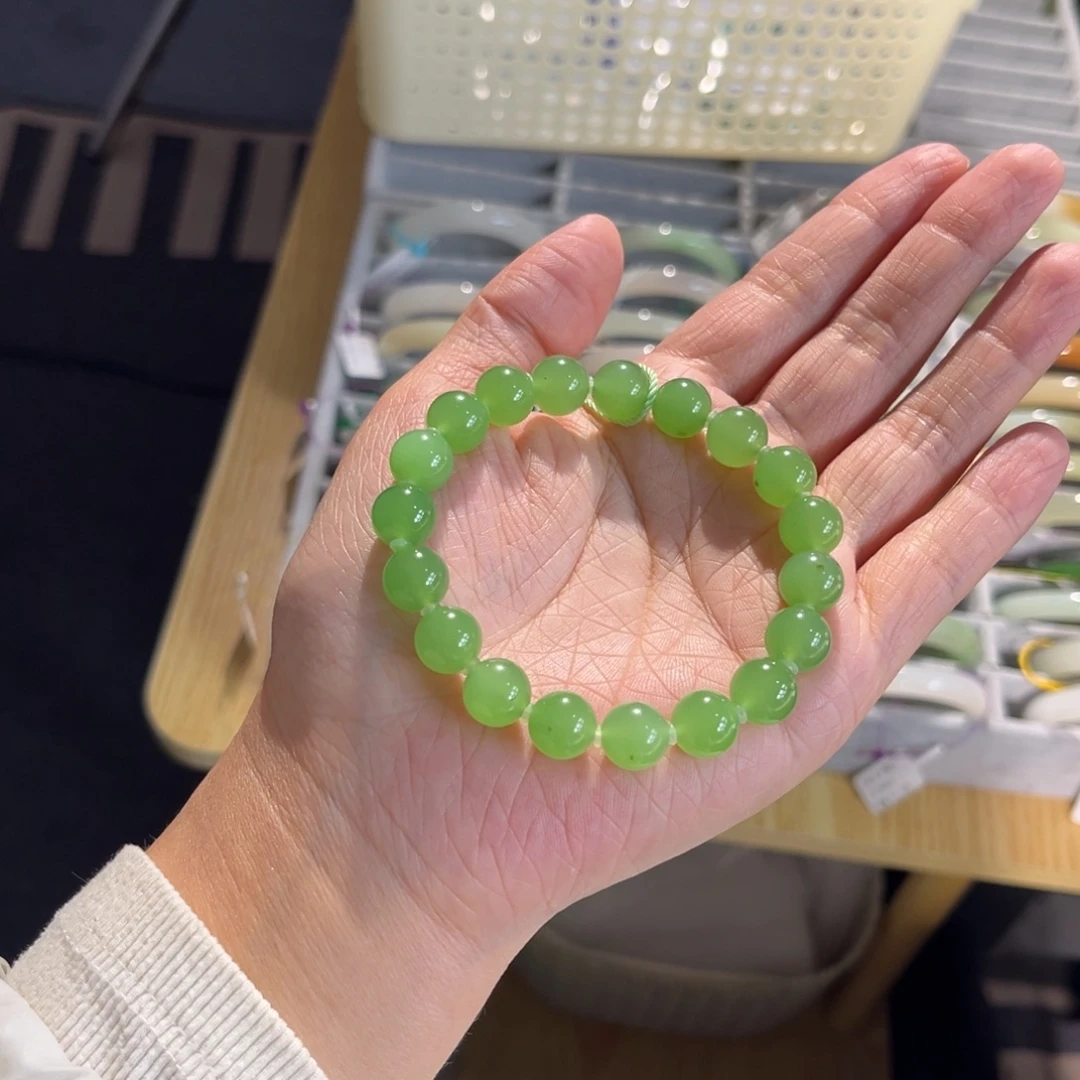 和田玉未镶嵌手镯  「翠青」