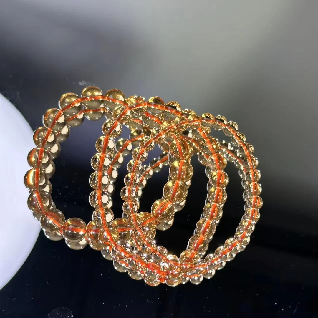 巴西黄水手串多样性发货一件