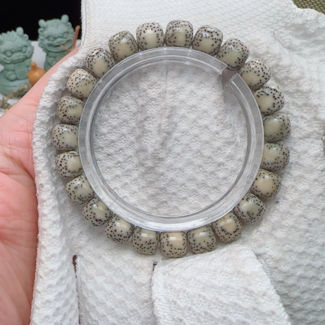 星月菩提手串侧留白针尖星10*9