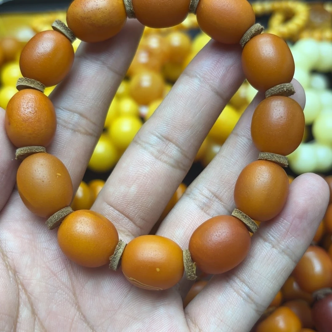 未镶嵌琥珀手链蜜蜡