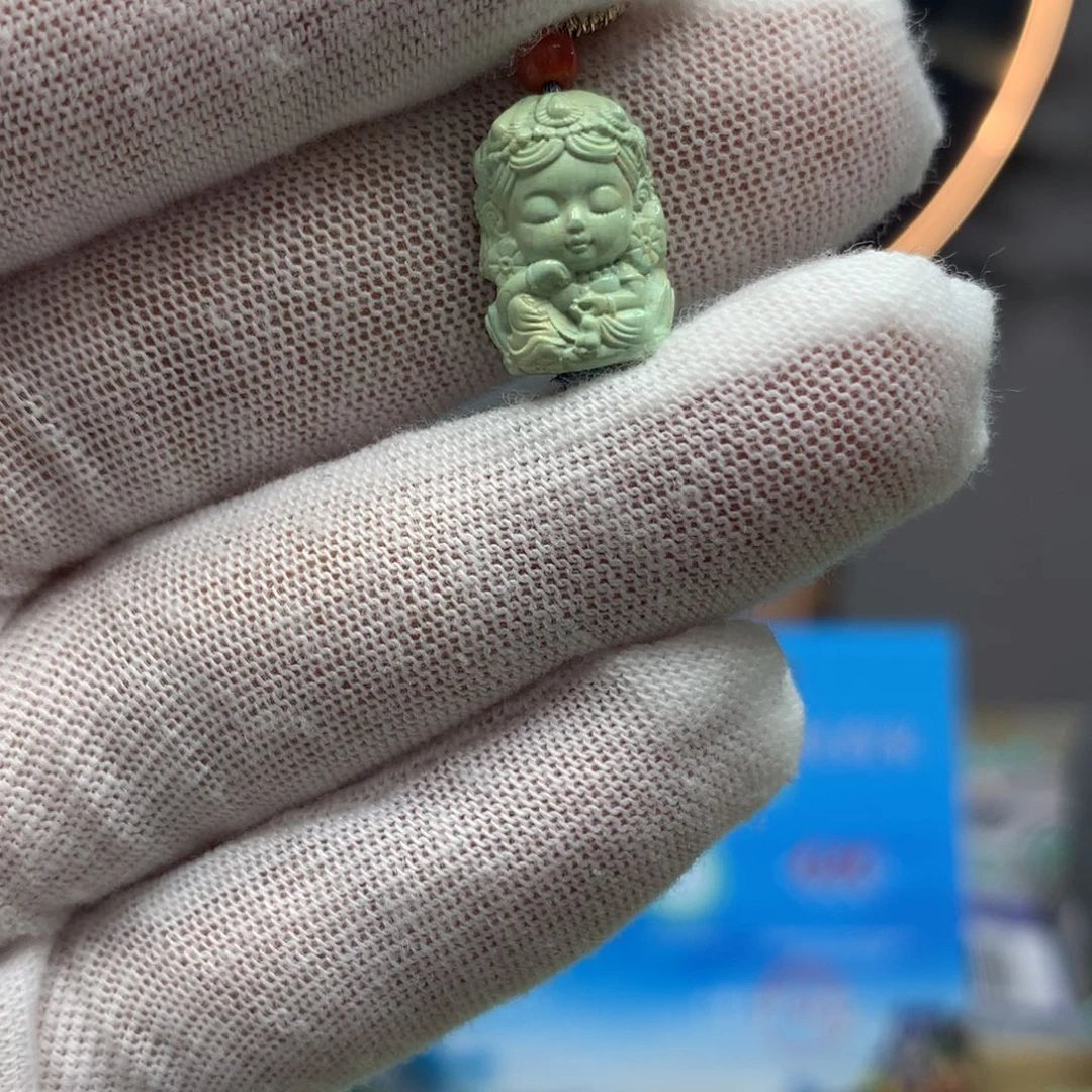 绿松石挂件未镶嵌