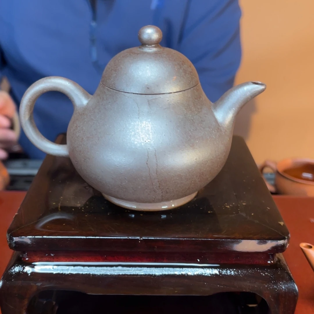茶壶紫砂高端190cc紫泥高温欧乳