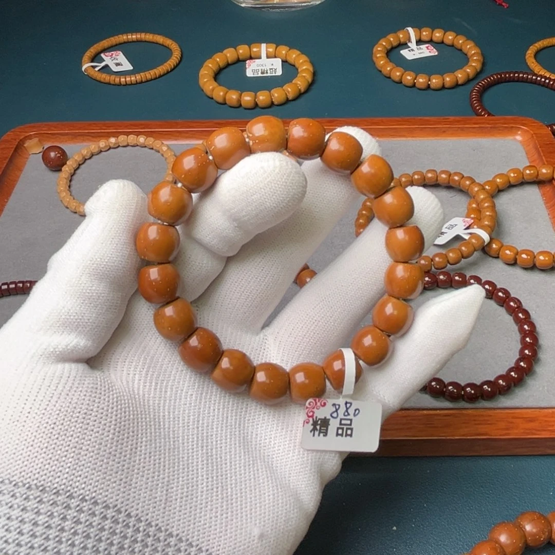 紫金鼠手串12尺精品实心鼠