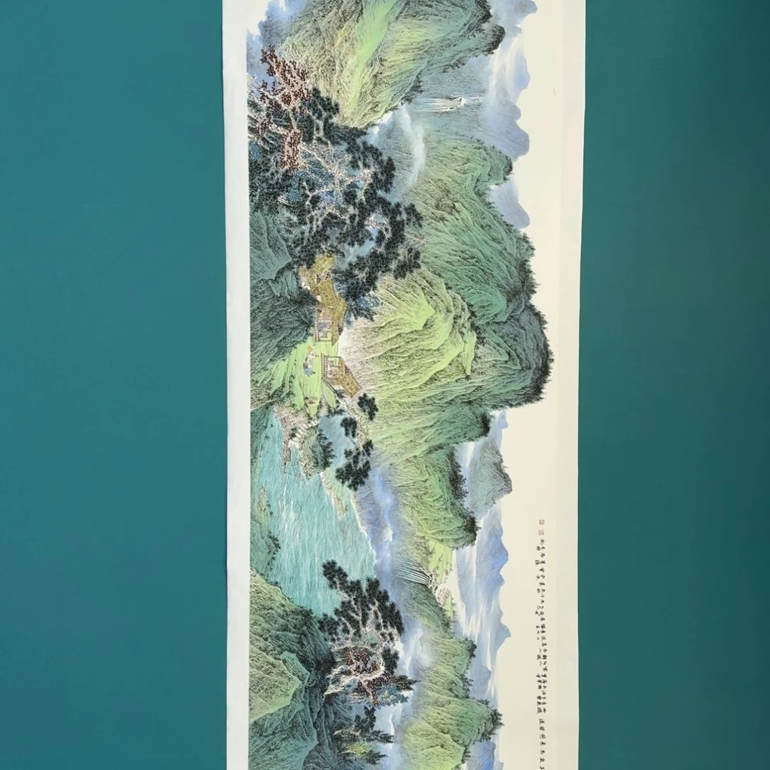 国画卫长林小六尺山水