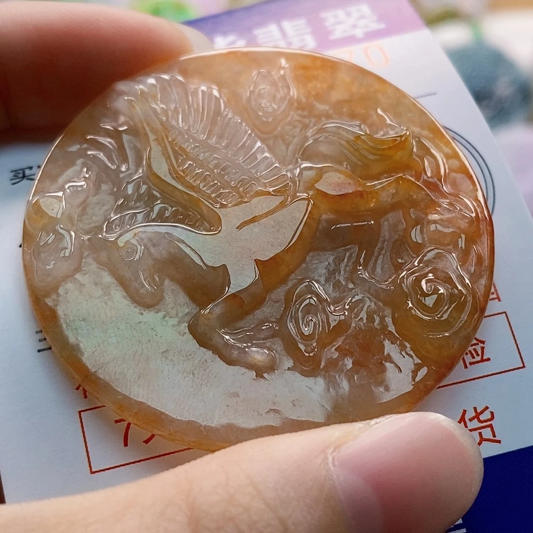 吊坠(不含链)未镶嵌翡翠