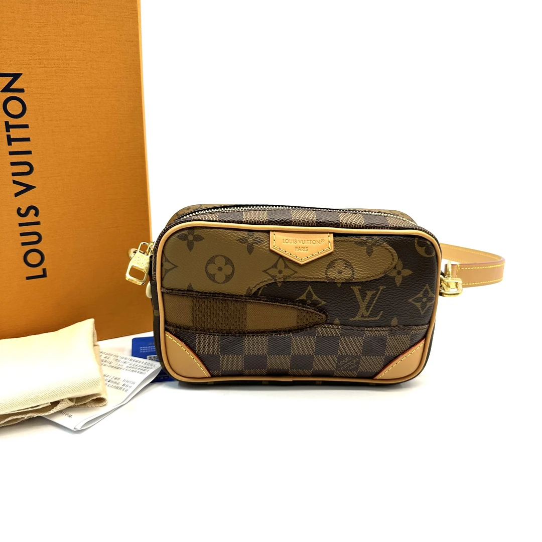 未使用 LouisVuitton/路易威登 易XNigo联名款邮差相机包