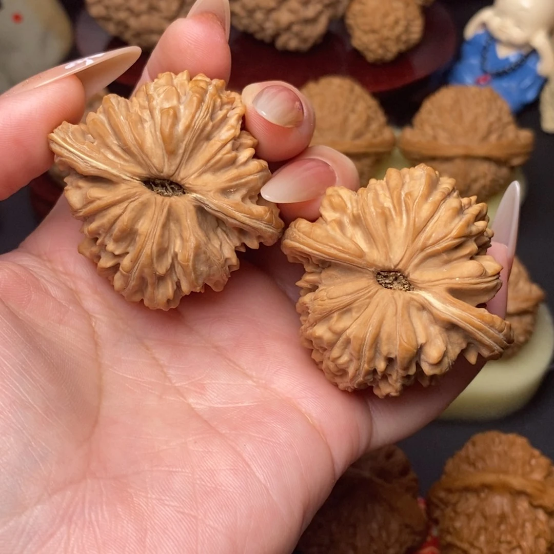 文玩核桃把件山地楼46.5