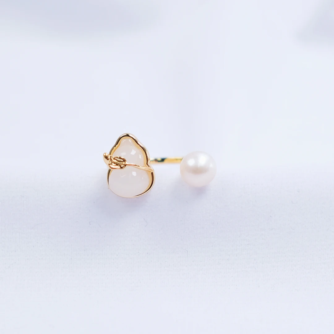 天然淡水珍珠戒指  JZ1036