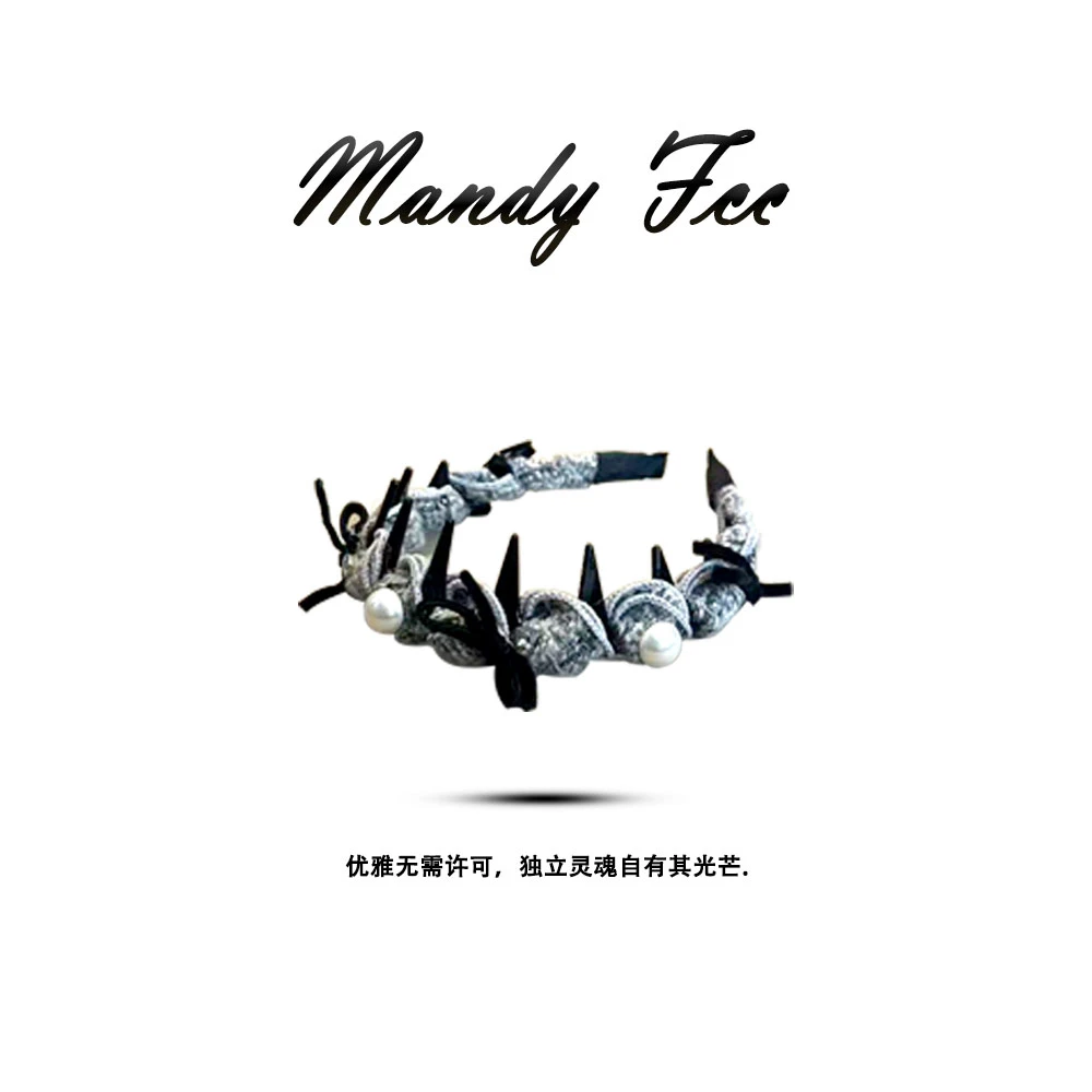 【小香风高颅顶发箍】法式时尚OL发箍百搭复古小众网红简约发饰