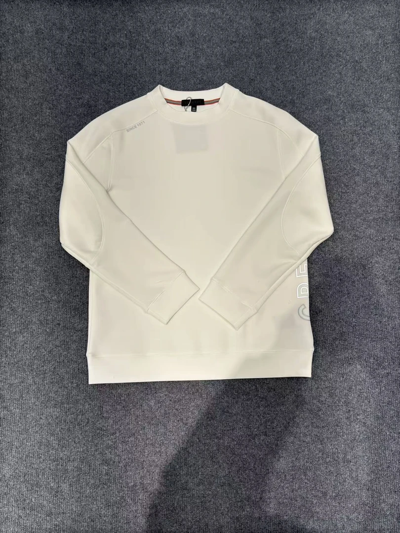 CREAZIONI克莱切尼欧货新款秋冬印花图案男士长袖休闲保暖打底衫