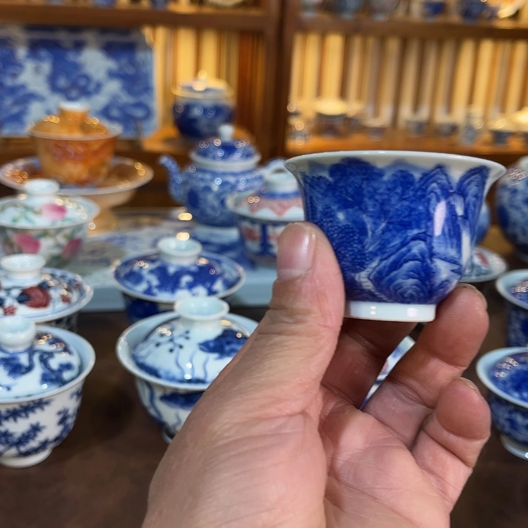 錡镇堂手工手绘绘杯