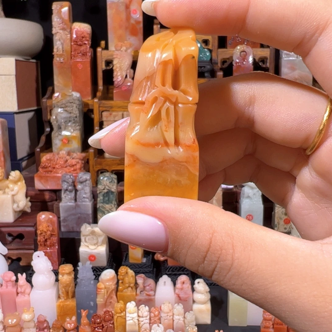 昌化石印石手工制作