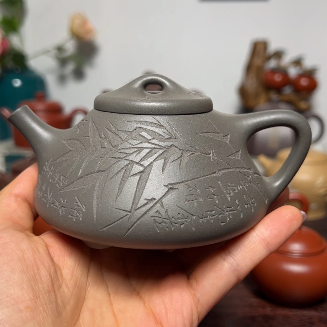 茶壶紫砂245cc 青灰泥 子冶