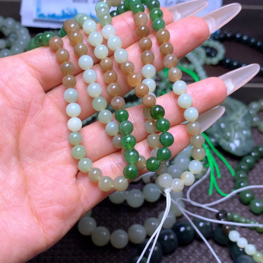 ****喜颈饰未镶嵌和田玉卡6