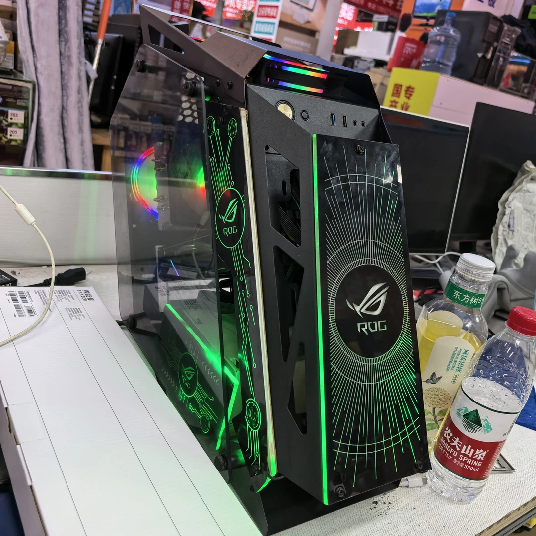 95新 E5-2673V3十32G内存十512硬盘.显卡16504G七彩虹,质保两年,
