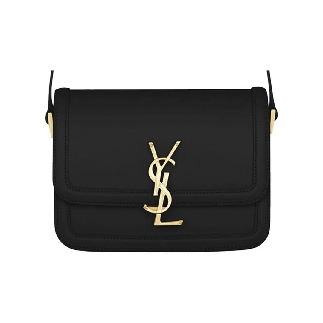 未使用 YSL/圣罗兰  黑金solferino box豆腐包小号