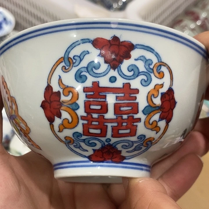 摆件景德镇陶瓷主人杯13455