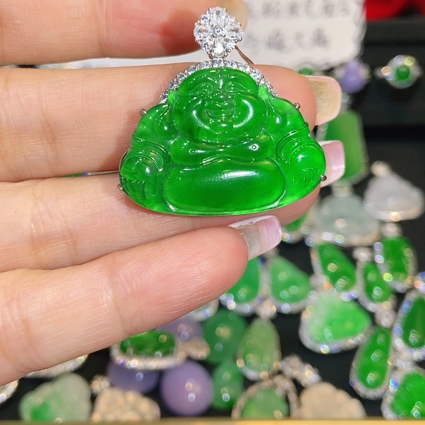 【闪购商品】颈饰未镶嵌翡翠天然翡翠