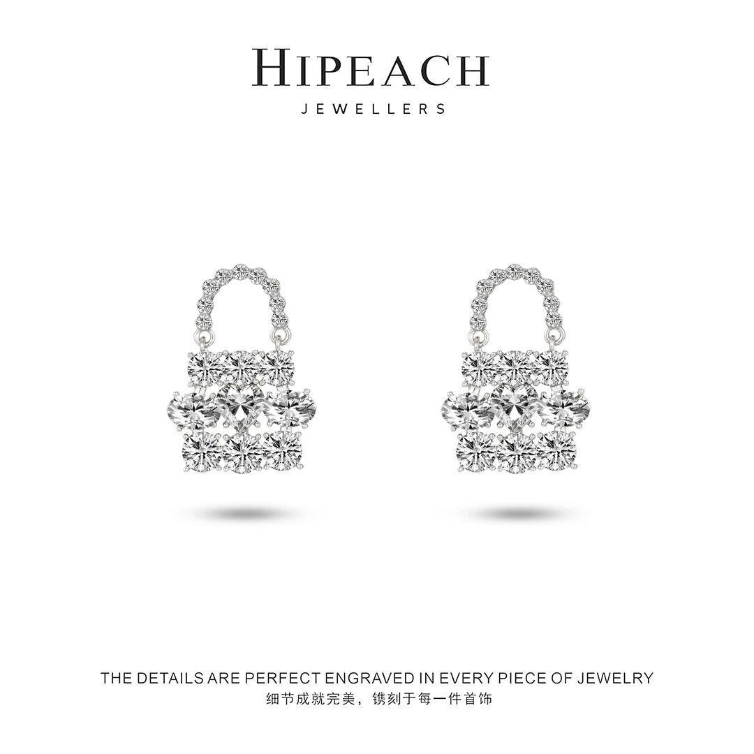 镀K金 包包耳环HTYYC011