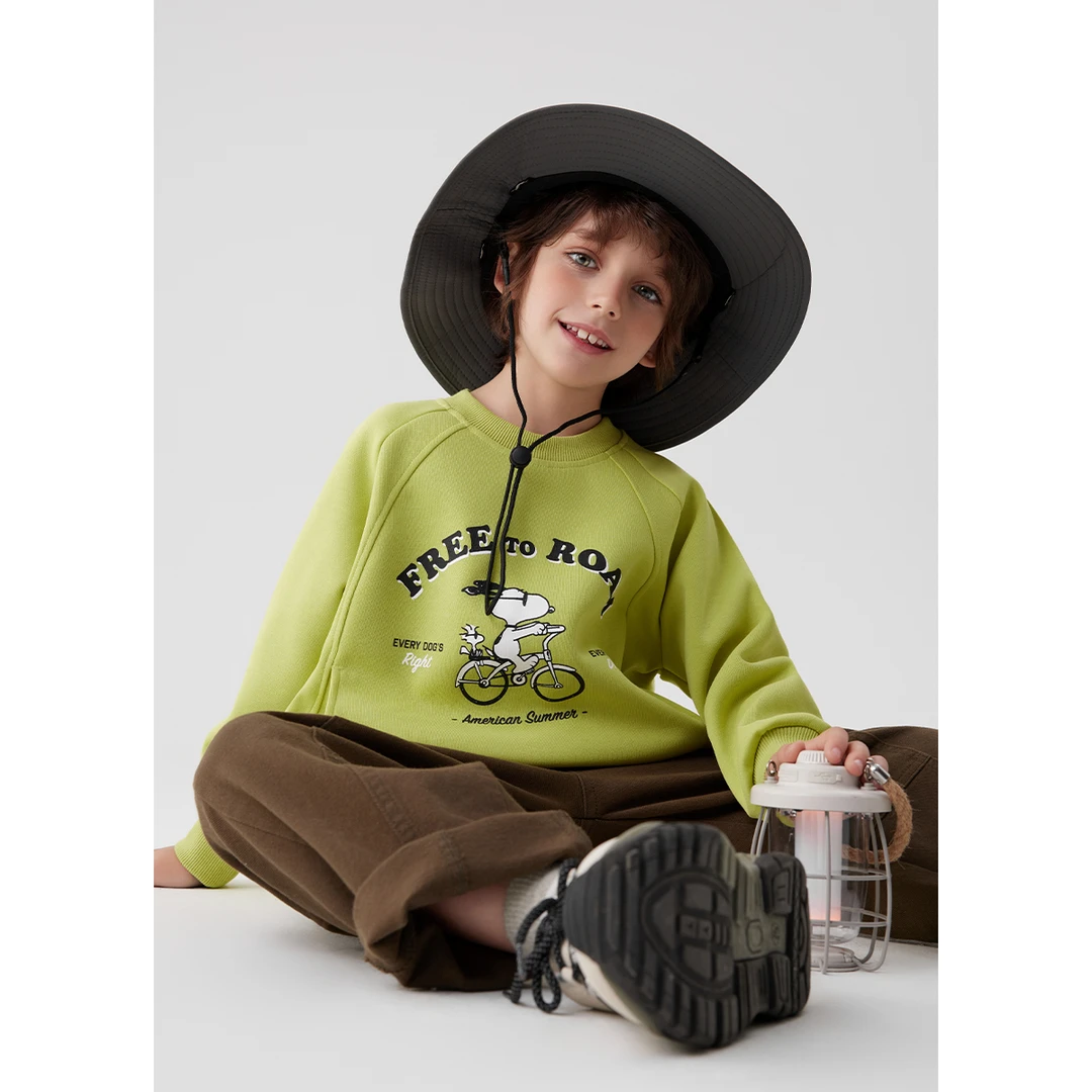 【洛儿妈青货福利】史努比骑自行车卫衣4W009（组合）