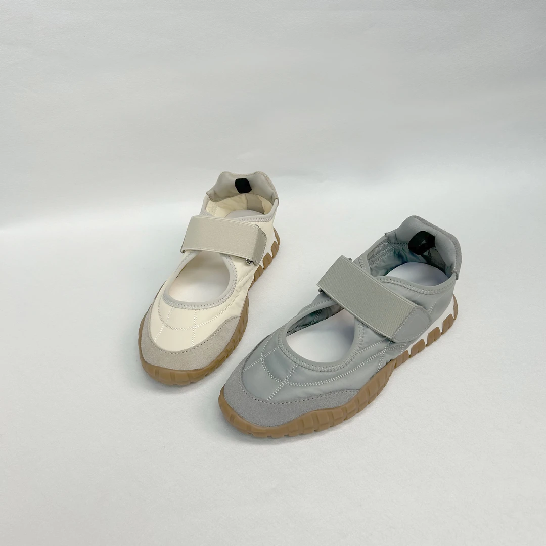 厚底运动玛丽珍女鞋2025新款夏季魔术贴气质单鞋休闲丑萌鞋阿甘鞋