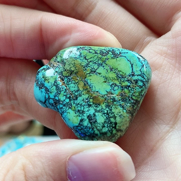 未镶嵌绿松石珠宝奇石