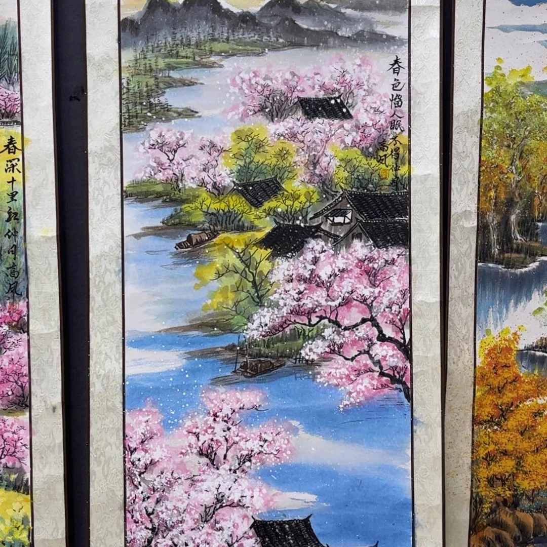 国画詹高凤卷轴艺