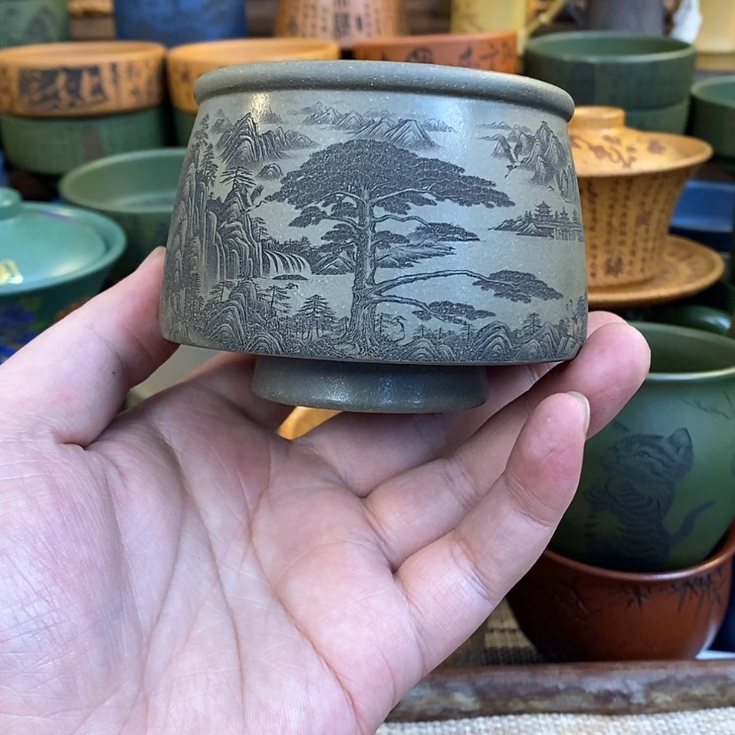 【闪购商品】紫砂杯子宜兴全手工紫砂杯