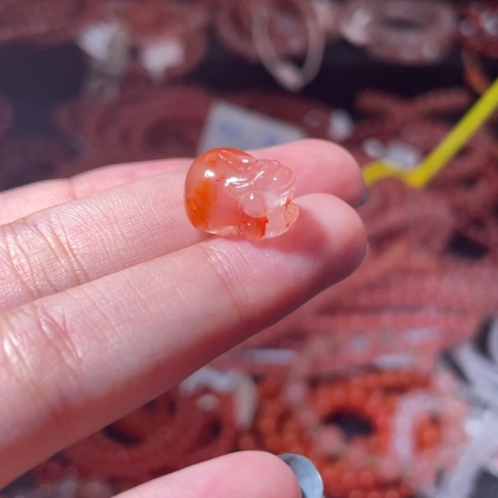 南红玛瑙未镶嵌貔貅1838