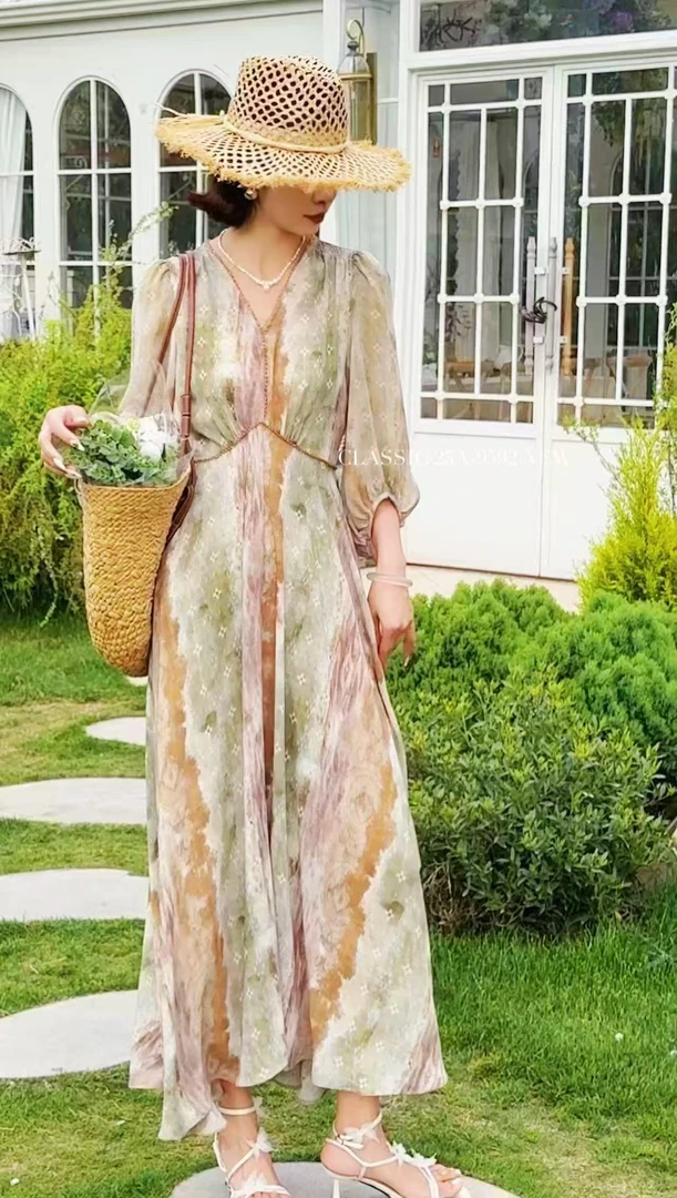 琴宝精选女装 夏季新款设计连衣裙(裙长120cm-122cm)LB-1429