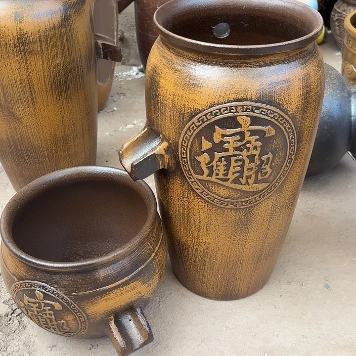 粗陶瑕疵19/39，20/17进水口2.5厘米