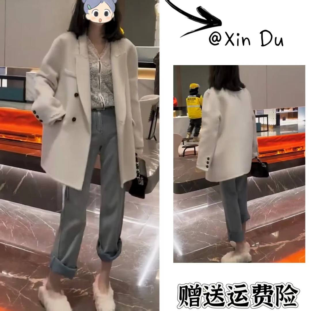 2025秋季新款时尚显瘦气质女士网红洋气外套百搭款D23178