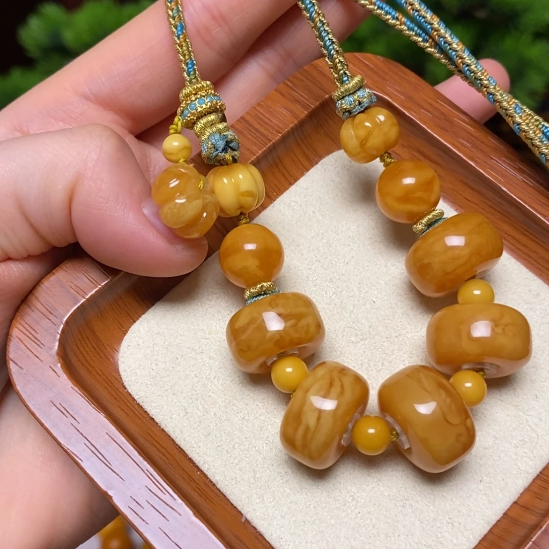 【闪购商品】蜜蜡颈饰未镶嵌项链