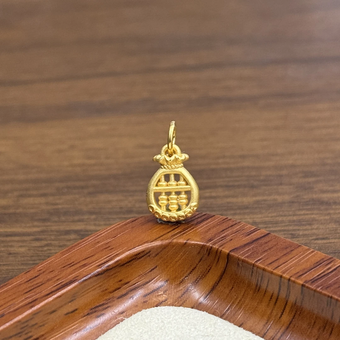 水贝黄金足金999加厚算盘福袋DP2112