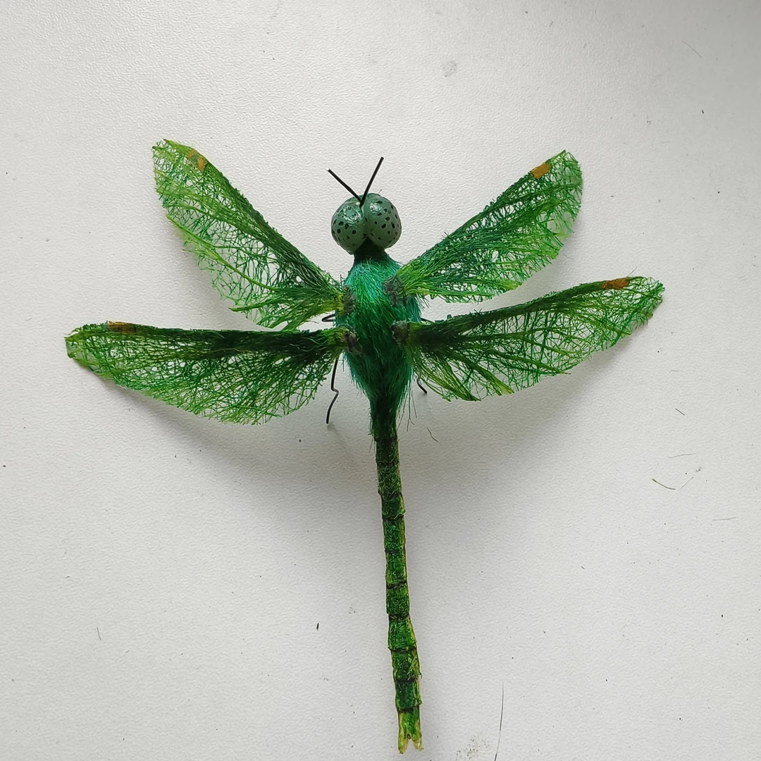 蚕丝做的手工艺品