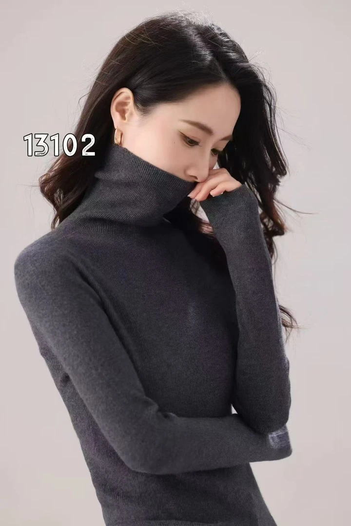 「宓思·佳」高领打底毛衫