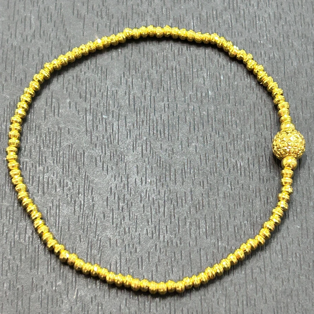 【木子专享】足金999投资金攒黄金爆闪幻影珠ZBHJSL519克重多退少补