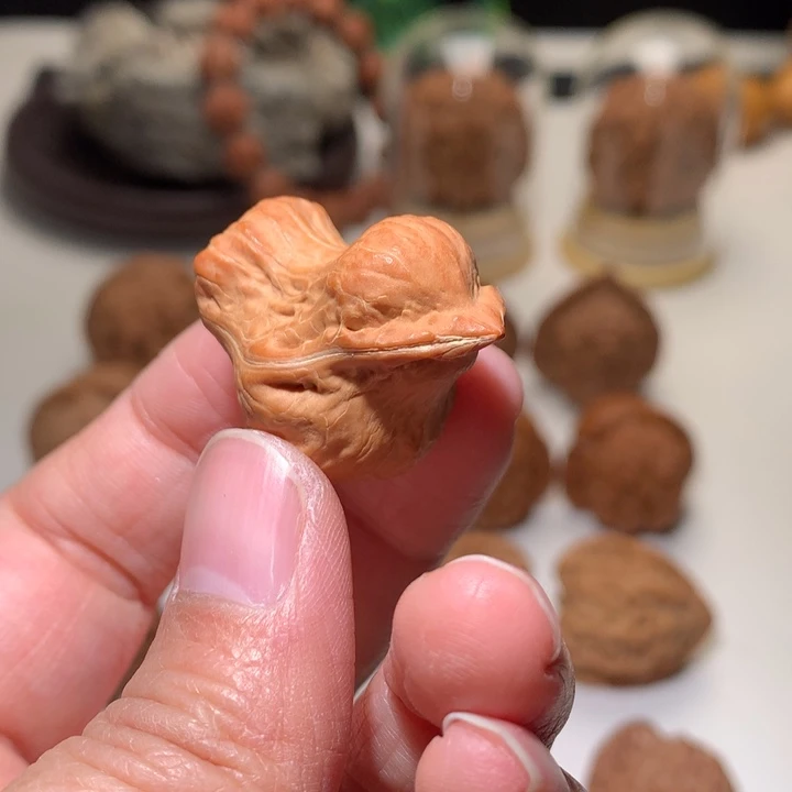 把件文玩核桃小鸟