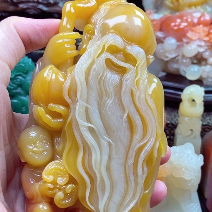 古***a寿山石八方来财……………………